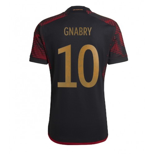 Echipament fotbal Germania Serge Gnabry #10 Tricou Deplasare Mondial 2022 maneca scurta